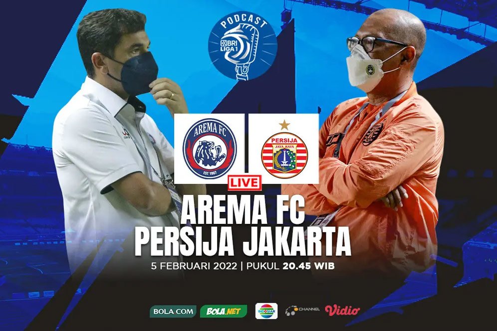 Yuk Dengerin Live Podcast Pertandingan BRI Liga 1: Arema FC vs Persija Jakarta Yuk Dengerin Live Podcast Pertandingan BRI Liga 1: Arema FC vs Persija Jakarta
