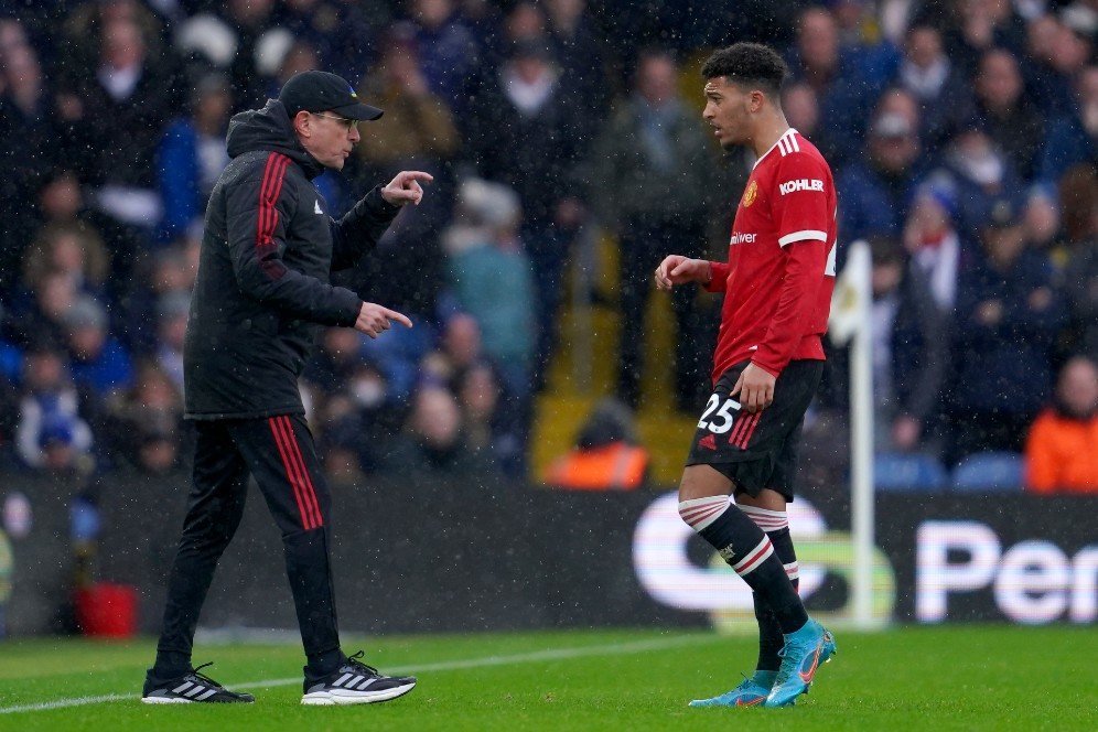 Man of the Match Leeds United vs Manchester United: Jadon Sancho