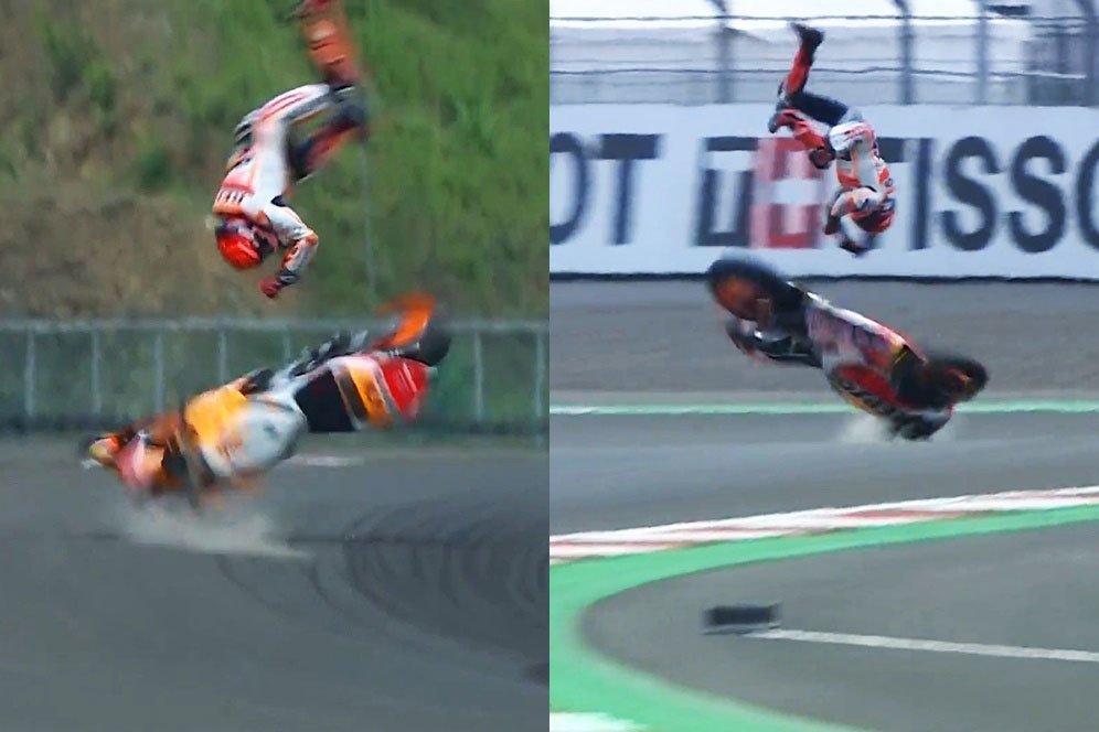Dilarikan ke Rumah Sakit: Marc Marquez Kecelakaan Parah di Pemanasan MotoGP Mandalika Dilarikan ke Rumah Sakit: Marc Marquez Kecelakaan Parah di Pemanasan MotoGP Mandalika