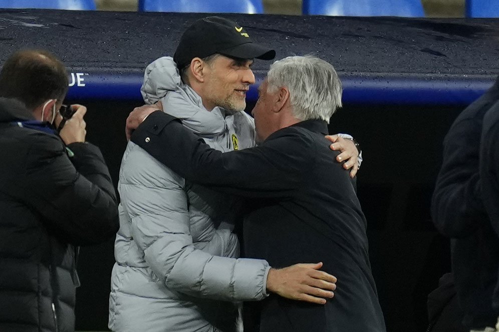 Real Madrid vs Chelsea: Tuchel Cemburu Melihat Wasit Akrab dengan Ancelotti Real Madrid vs Chelsea: Tuchel Cemburu Melihat Wasit Akrab dengan Ancelotti