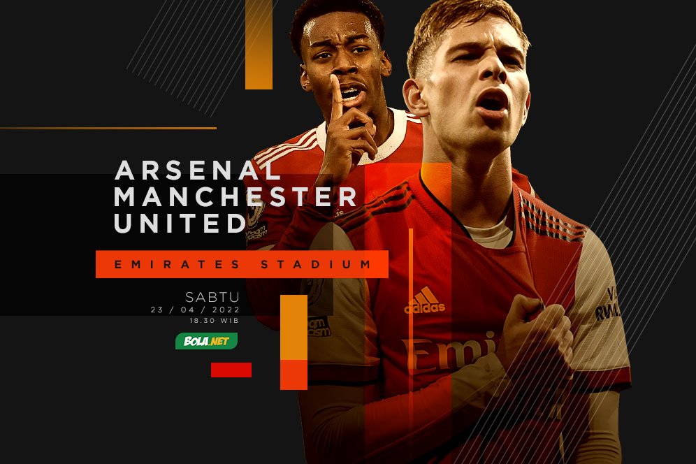 Jadwal dan Live Streaming Arsenal vs MU di Mola TV, Sabtu 23 April 2022 Jadwal dan Live Streaming Arsenal vs MU di Mola TV, Sabtu 23 April 2022