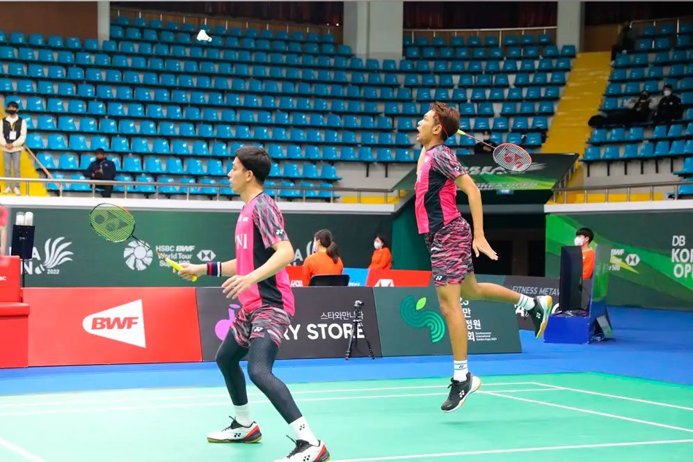 Cuma Butuh 34 Menit, Fajar/Rian Ogah Jemawa Usai Bekuk Tuan Rumah di Korea Open 2022 Cuma Butuh 34 Menit, Fajar/Rian Ogah Jemawa Usai Bekuk Tuan Rumah di Korea Open 2022