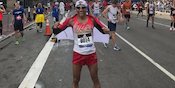 Pelari Indonesia Perkenalkan Senjata Tempur Anyar di Boston Marathon