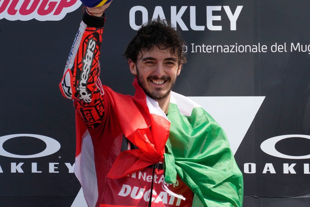 Motivasi Melonjak Usai Menangi Mugello, Pecco Bagnaia Merasa Mantap Jadi Kandidat Juara Motivasi Melonjak Usai Menangi Mugello, Pecco Bagnaia Merasa Mantap Jadi Kandidat Juara
