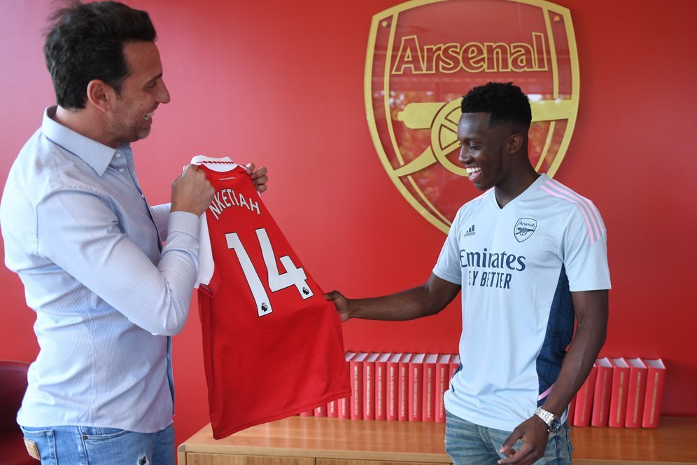 Eddie Nketiah Dihujat Fans Arsenal Gara-gara Nomor Punggung, Ian Wright Pasang Badan Eddie Nketiah Dihujat Fans Arsenal Gara-gara Nomor Punggung, Ian Wright Pasang Badan