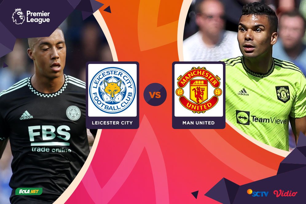 Live Streaming Leicester City vs Manchester United di Vidio, 2 September 2022
