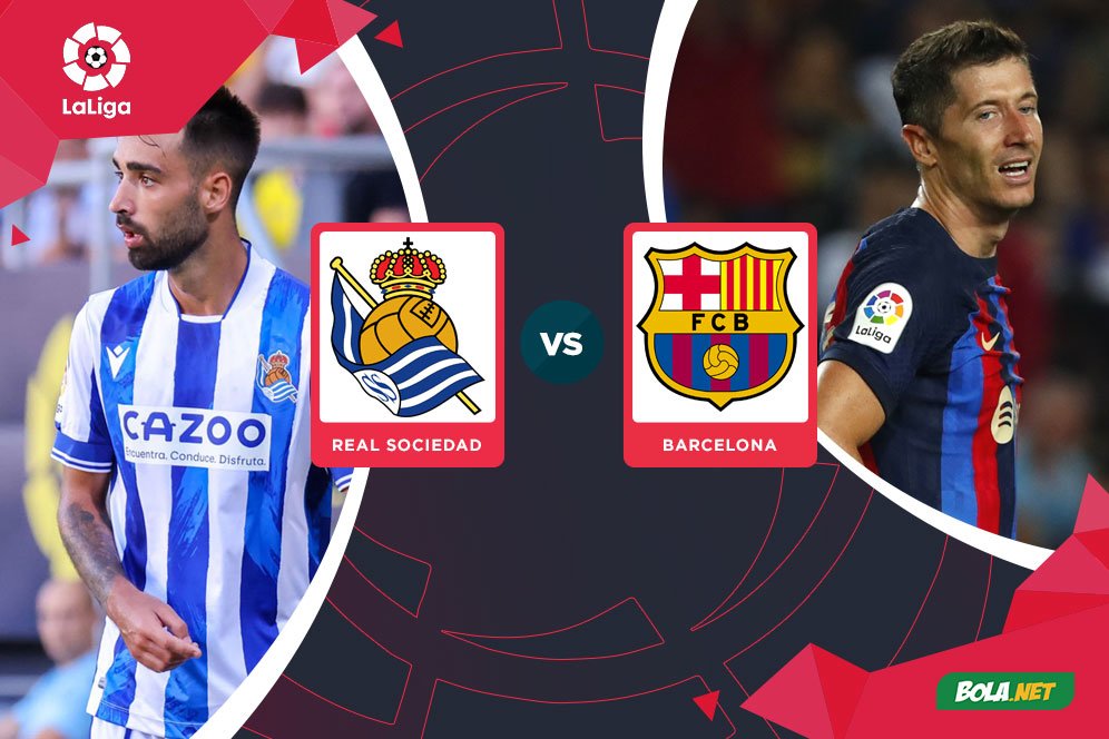 Prediksi Real Sociedad vs Barcelona 22 Agustus 2022
