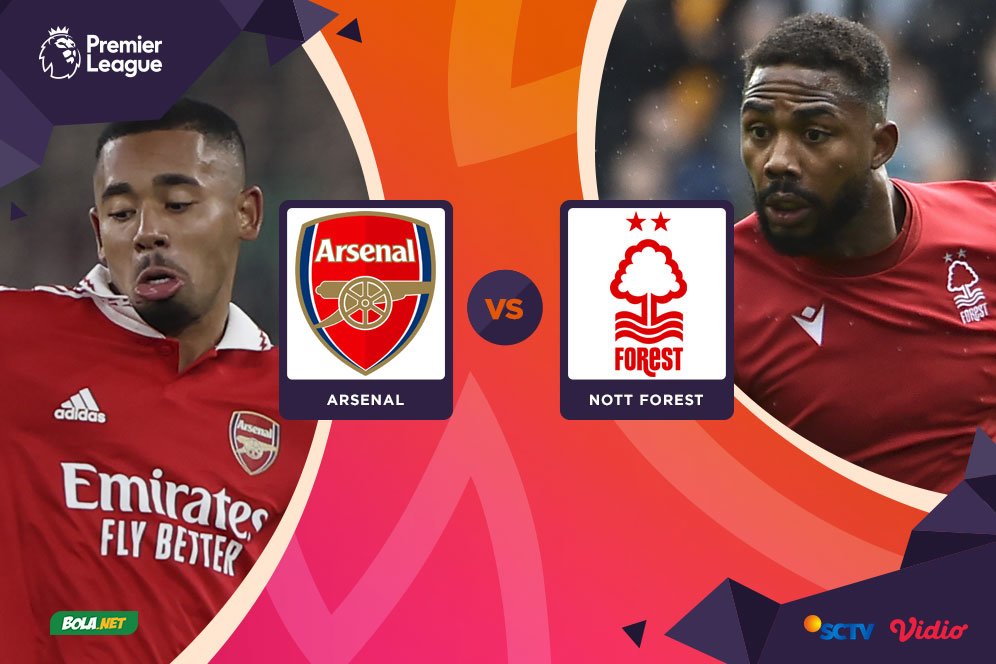 Live Streaming Premier League di Vidio: Arsenal vs Nottingham Forest, Minggu 30 Oktober 2022 Live Streaming Premier League di Vidio: Arsenal vs Nottingham Forest, Minggu 30 Oktober 2022
