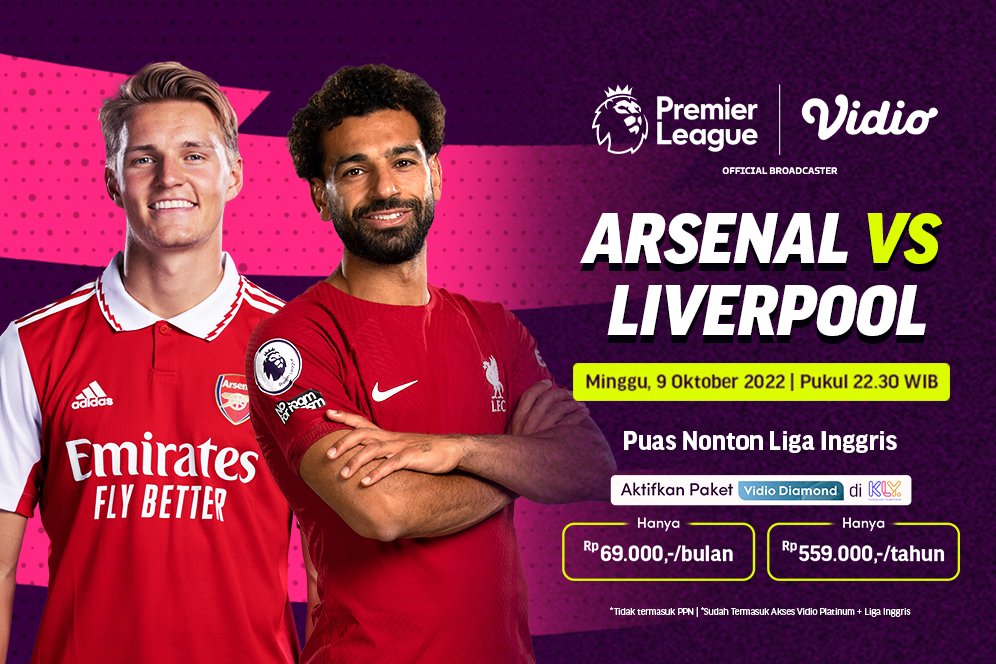Liga Inggris Pekan Ini: Ada Duel Seru Arsenal vs Liverpool di Vidio, Jangan Lewatkan! Liga Inggris Pekan Ini: Ada Duel Seru Arsenal vs Liverpool di Vidio, Jangan Lewatkan!