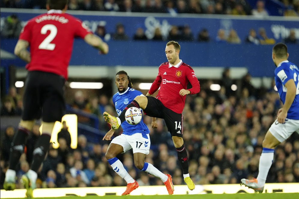 Hasil Everton vs Manchester United: Skor 1-2