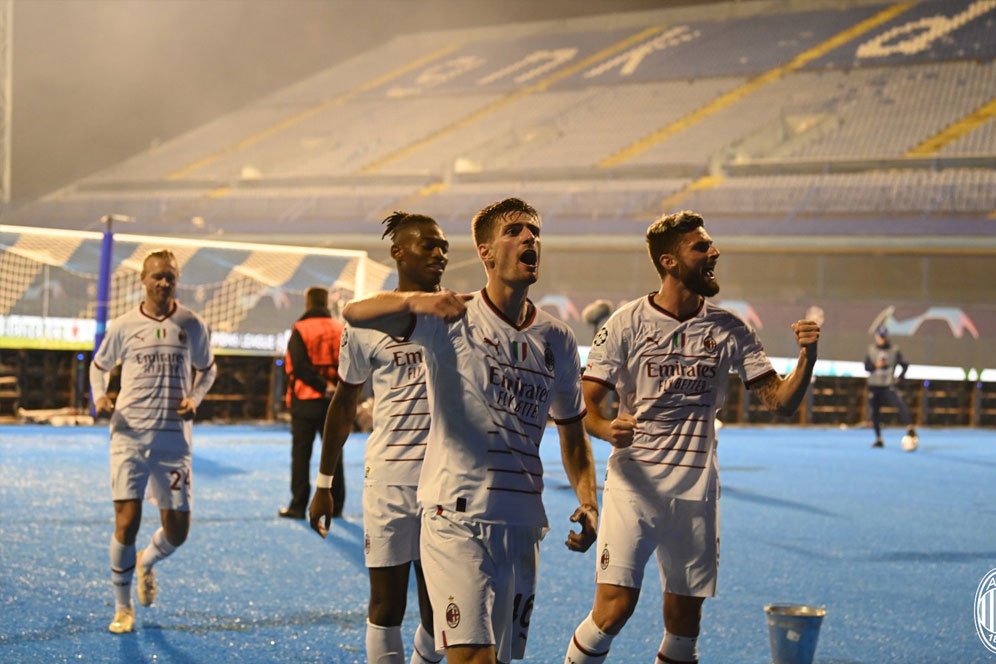 Membedah Performa Pemain AC Milan Saat Bungkam Dinamo Zagreb: Tonali Terbaik, Giroud Tak Beruntung