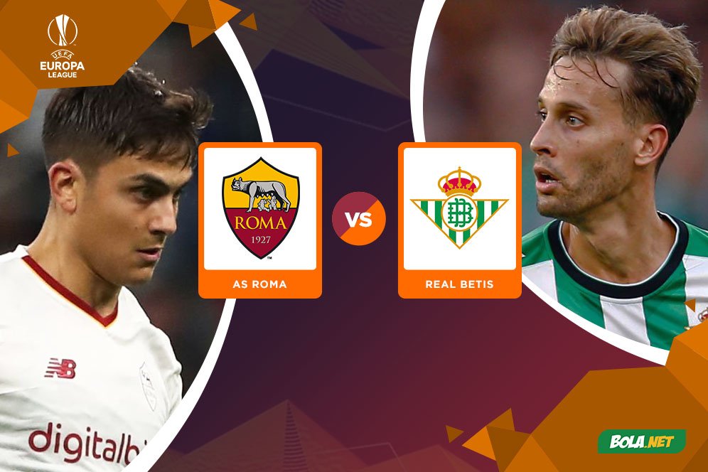 Link Streaming Liga Europa di Vidio: AS Roma vs Real Betis, 7 Oktober 2022