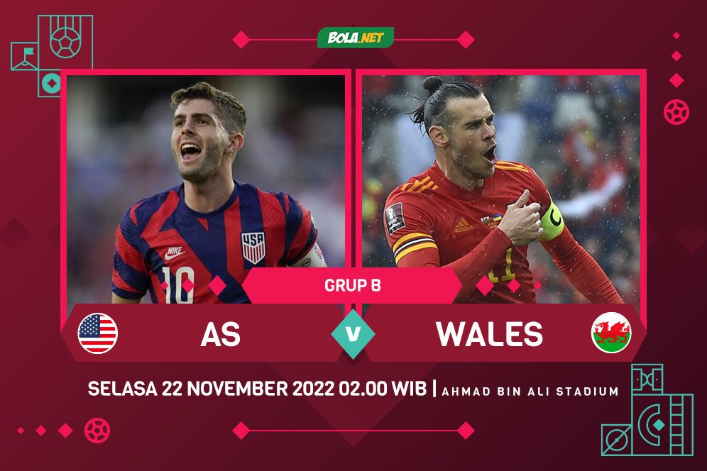 Prediksi Piala Dunia: Amerika Serikat vs Wales 22 November 2022 Prediksi Piala Dunia: Amerika Serikat vs Wales 22 November 2022