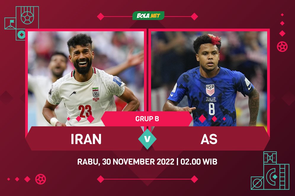 Prediksi Piala Dunia: Iran vs Amerika Serikat 30 November 2022