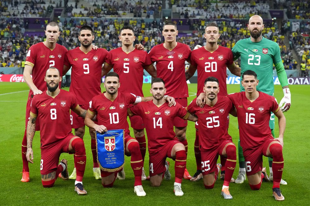Profil Tim dan Daftar Pemain Timnas Serbia di Piala Dunia 2022