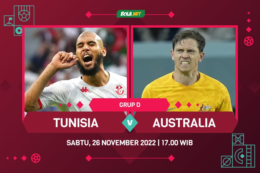 Prediksi Piala Dunia: Tunisia vs Australia 26 November 2022