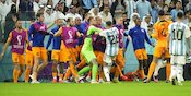 Duel Panas Belanda vs Argentina, Wasit 'Ciptakan' Rekor 17 Kartu Kuning di Piala Dunia