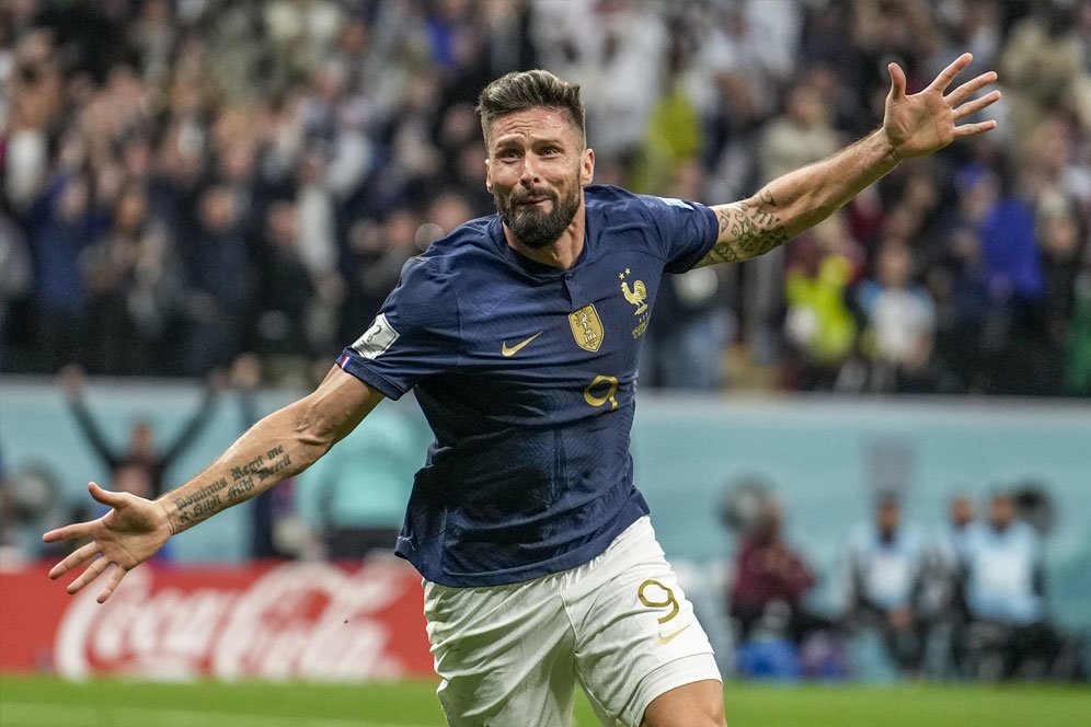 Man of the Match Piala Dunia 2022 Inggris vs Prancis: Olivier Giroud Man of the Match Piala Dunia 2022 Inggris vs Prancis: Olivier Giroud