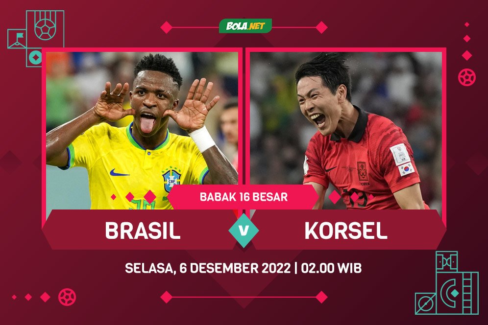 Prediksi Piala Dunia: Brasil vs Korea Selatan 6 Desember 2022 Prediksi Piala Dunia: Brasil vs Korea Selatan 6 Desember 2022