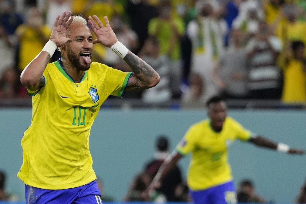 Neymar cuma Butuh 1 Gol lagi untuk Samai Rekor Pele di Timnas Brasil Neymar cuma Butuh 1 Gol lagi untuk Samai Rekor Pele di Timnas Brasil