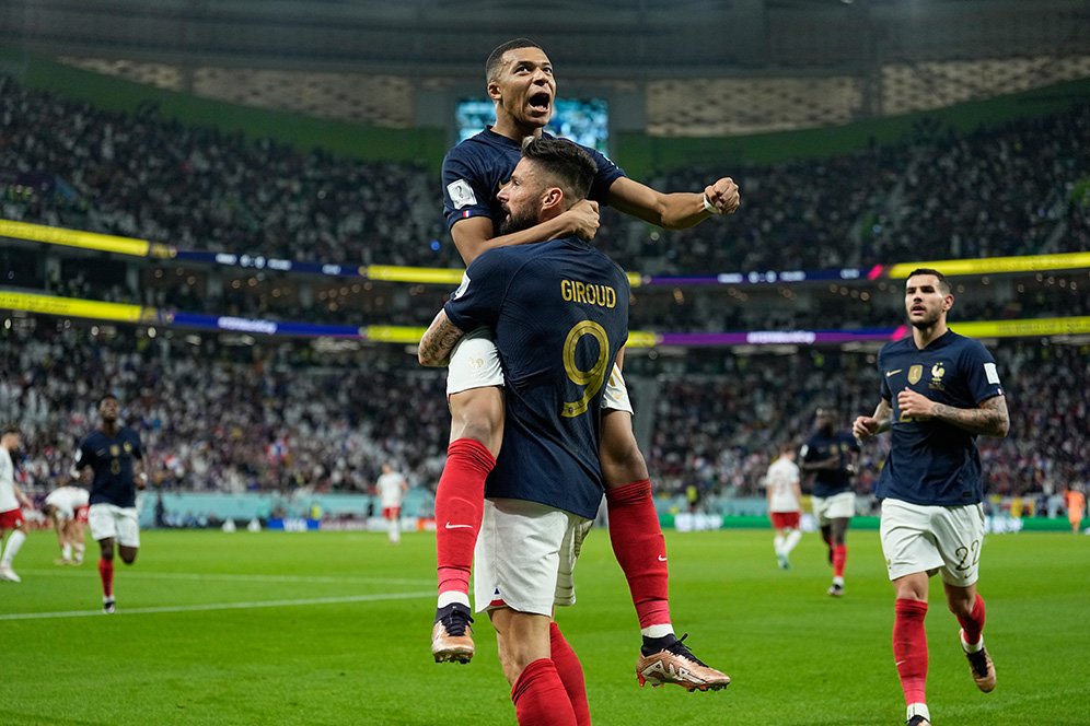 Hasil Piala Dunia 2022 Prancis vs Polandia: Skor 3-1 Hasil Piala Dunia 2022 Prancis vs Polandia: Skor 3-1