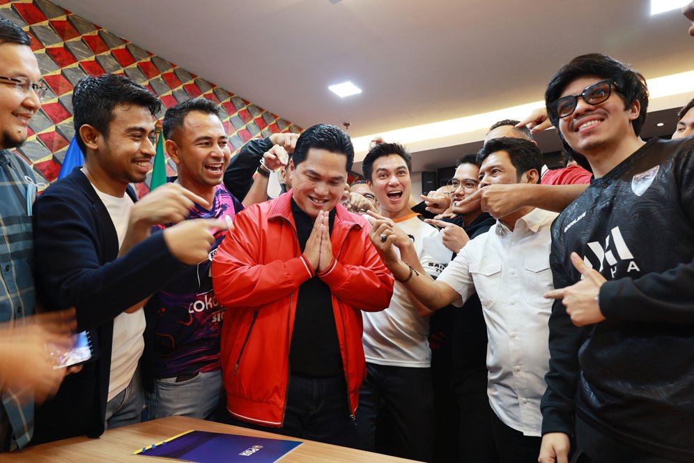 Candaan Kaesang Soal Erick Thohir Maju Jadi Calon Ketum PSSI: Memangnya Kita Dukung Dia? Candaan Kaesang Soal Erick Thohir Maju Jadi Calon Ketum PSSI: Memangnya Kita Dukung Dia?