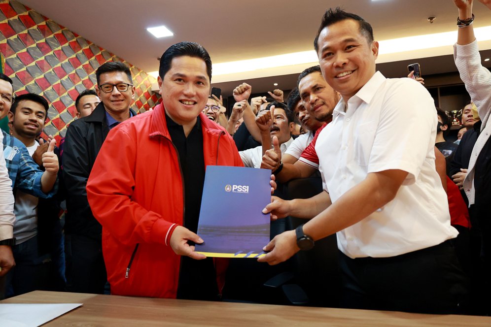 Erick Thohir Mulai Langkah Pencalonan Ketua PSSI dengan Tampung Saran-saran dari Voters