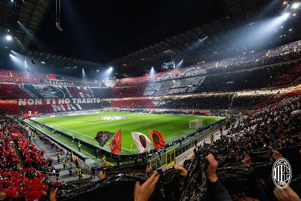 Tiket Sold Out! Fans AC Milan Kirim 3 Pesan Cinta di Hari 'Valentine Champions League' Tiket Sold Out! Fans AC Milan Kirim 3 Pesan Cinta di Hari 'Valentine Champions League'