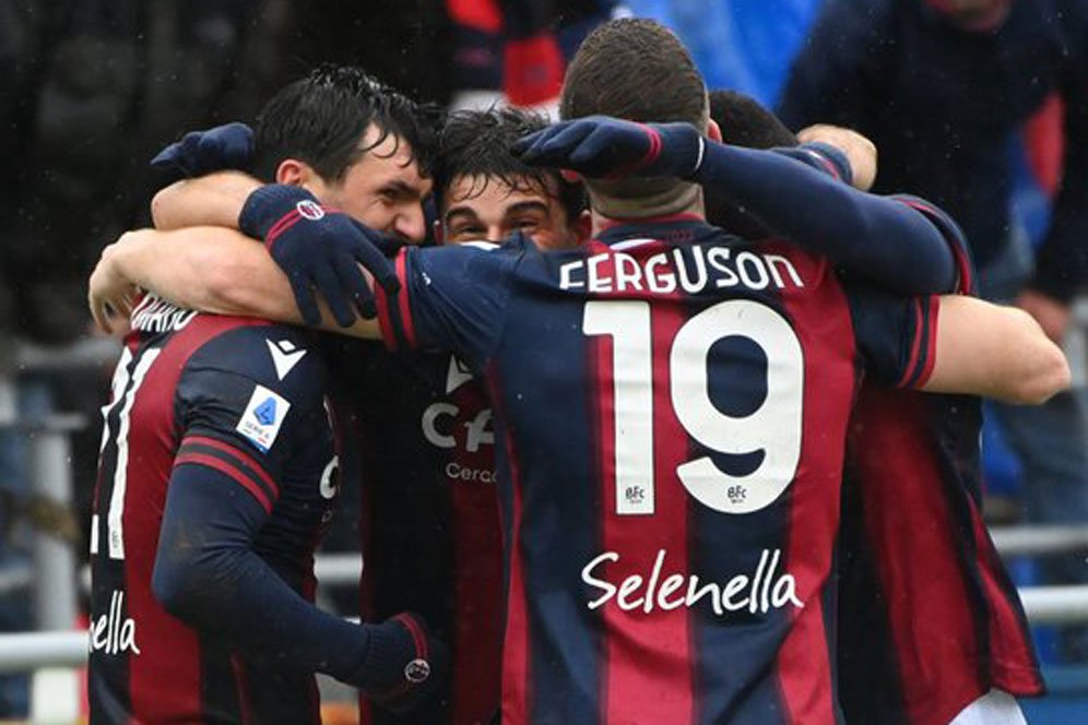 Hasil Bologna vs Inter Milan: Skor 1-0