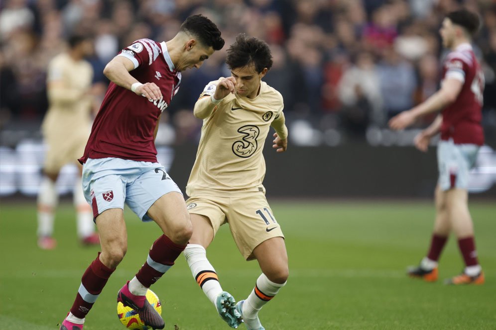 Hasil West Ham vs Chelsea: Skor 1-1