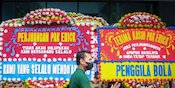Kantor PSSI Mendapat Banyak Kiriman Karangan Bunga Usai Indonesia Batal Jadi Tuan Rumah Piala Dunia 