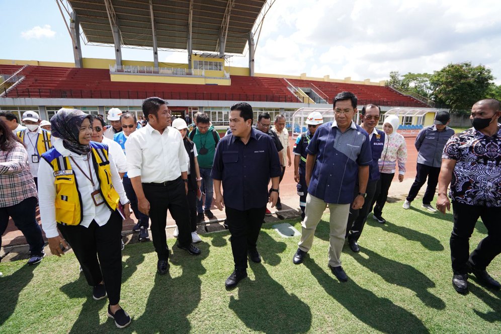 Cek Venue Piala Dunia U-20 2023 di Palembang, Erick Thohir: Ada Beberapa Catatan Harus Diperhatikan Cek Venue Piala Dunia U-20 2023 di Palembang, Erick Thohir: Ada Beberapa Catatan Harus Diperhatikan
