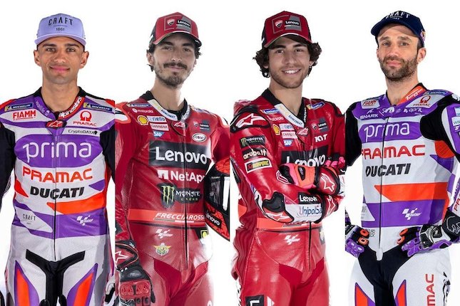 Daftar Pembalap Ducati di MotoGP 2023 Daftar Pembalap Ducati di MotoGP 2023
