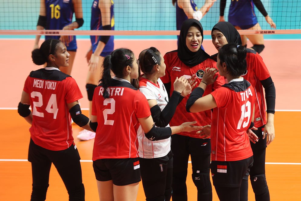 SEA Games 2023: Tembus Semifinal, Timnas Voli Putri Indonesia Akan Ditantang Vietnam