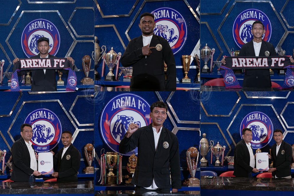 Arema FC Resmi Perkenalkan Enam Pemain Baru Arema FC Resmi Perkenalkan Enam Pemain Baru