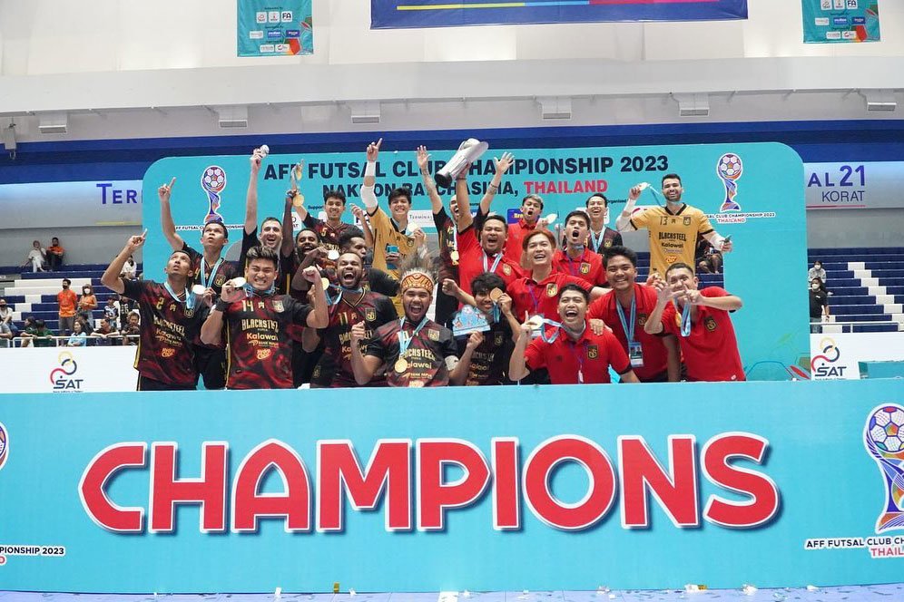 Selamat! Black Steel FC Papua Juara AFF Futsal Club Championship 2023 Selamat! Black Steel FC Papua Juara AFF Futsal Club Championship 2023