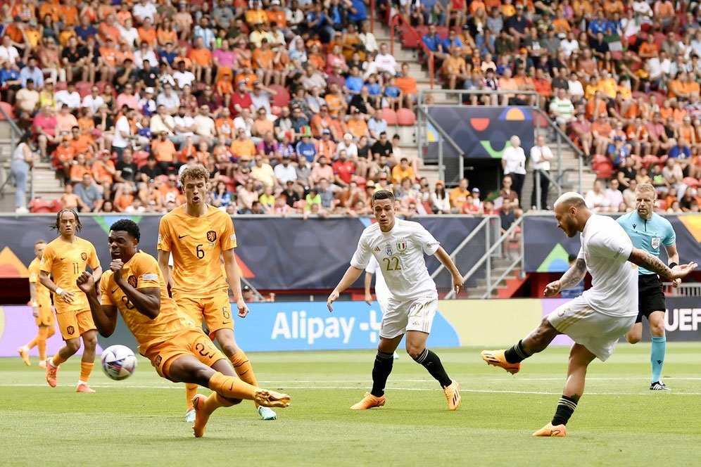 Hasil Belanda vs Italia: Skor 2-3