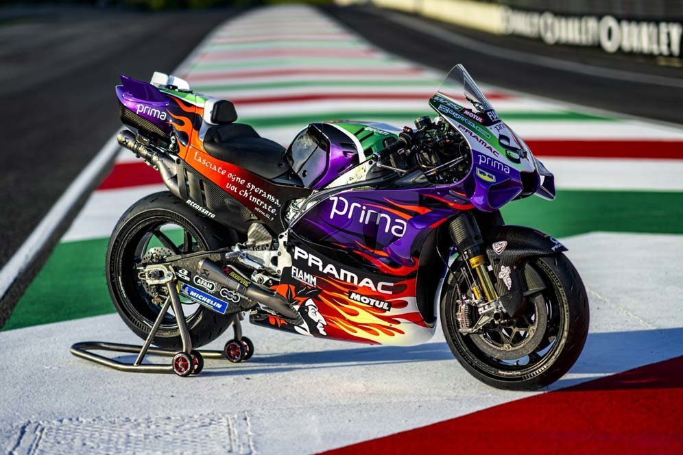 Foto: Corak Spesial Keren Pramac Racing di MotoGP Italia, Terinspirasi Puisi