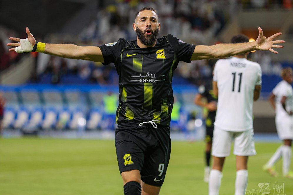 Onfire, Benzema Cetak Gol Lagi untuk Al Ittihad