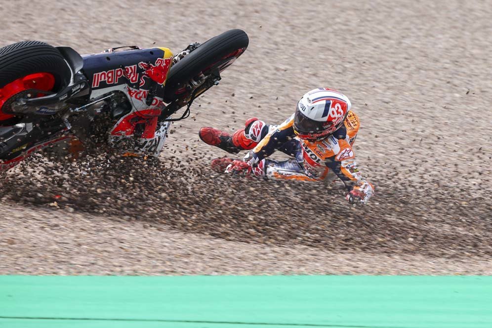 Rekor Kecelakaan Marc Marquez: MotoGP 2023 Jalan 11 Seri, Sudah 17 Kali Jatuh Rekor Kecelakaan Marc Marquez: MotoGP 2023 Jalan 11 Seri, Sudah 17 Kali Jatuh