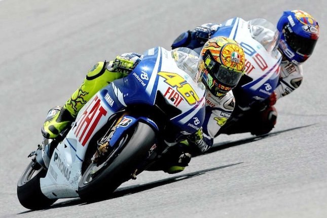 Era Valentino Rossi vs Jorge Lorenzo