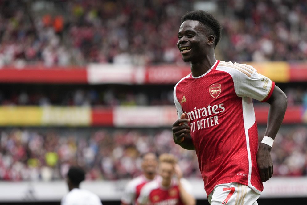 Bukayo Saka: Musim Lalu Baru Cetak Gol Pekan 6, Musim Ini Langsung Gaspol di Pekan Pertama Bukayo Saka: Musim Lalu Baru Cetak Gol Pekan 6, Musim Ini Langsung Gaspol di Pekan Pertama