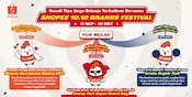 Lirik Tipe-Tipe Gaya Belanja Online dan Temukan Semua Kebutuhanmu di Shopee 10.10 Brands Festival