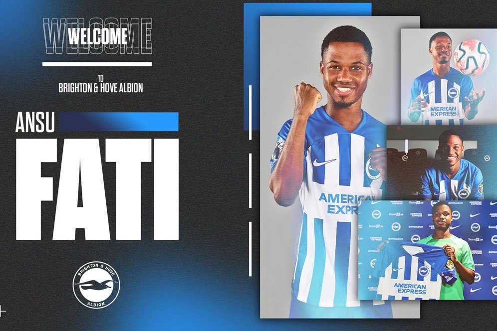 Resmi! Brighton Boyong Ansu Fati dari Barcelona Resmi! Brighton Boyong Ansu Fati dari Barcelona