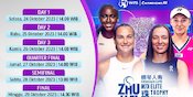 Jadwal Live Streaming WTA Zhuhai Open 2023 di Vidio Pekan Ini, 24-29 Oktober 2023 Jadwal Live Streaming WTA Zhuhai Open 2023 di Vidio Pekan Ini, 24-29 Oktober 2023