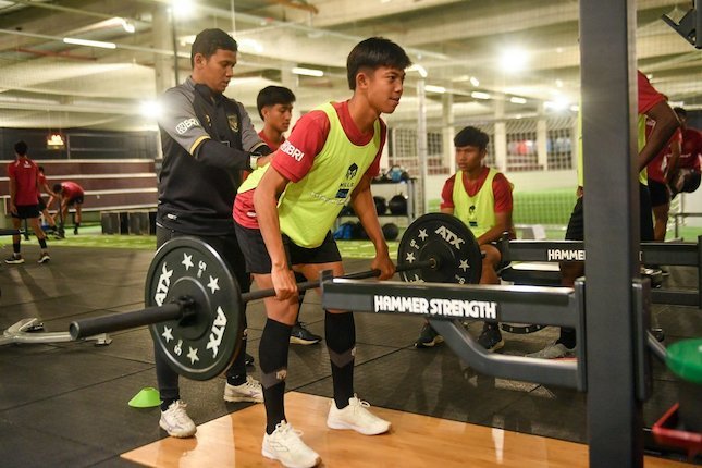 Timnas Indonesia U-17 Kuatkan Fisik Timnas Indonesia U-17 Kuatkan Fisik