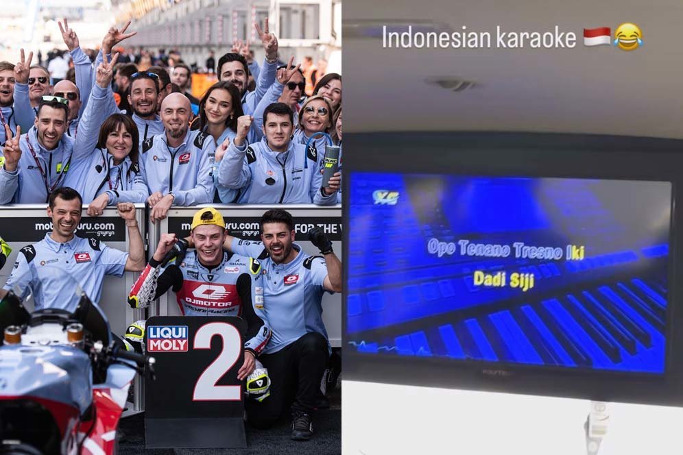 Kelakuan Kocak Kru Gresini dan KTM di Mandalika: Karaoke Lagu 'Cundamani' Menuju Sirkuit Kelakuan Kocak Kru Gresini dan KTM di Mandalika: Karaoke Lagu 'Cundamani' Menuju Sirkuit