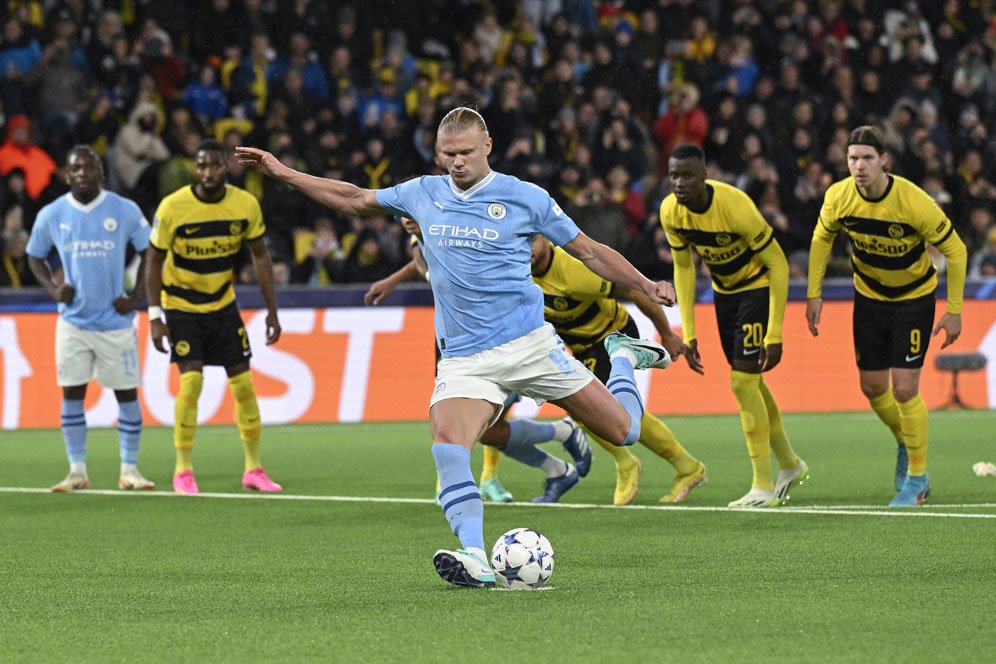Man of the Match Young Boys vs Manchester City: Erling Haaland