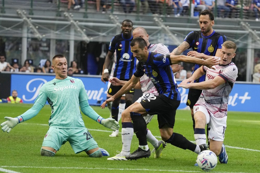 Hasil Inter Milan vs Bologna: Skor 2-2