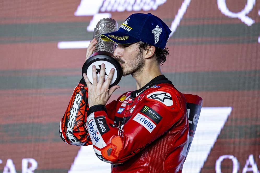 Makin Unggul dari Jorge Martin, Pecco Bagnaia Tak Puas Cuma Finis Kedua di MotoGP Qatar Makin Unggul dari Jorge Martin, Pecco Bagnaia Tak Puas Cuma Finis Kedua di MotoGP Qatar